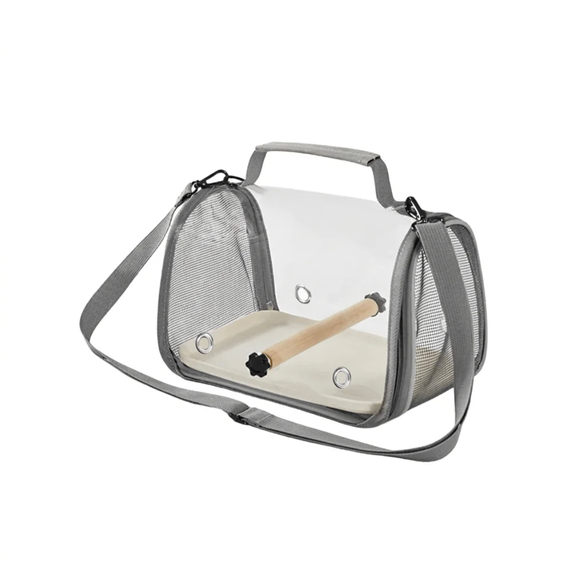 Mesh Carrier Bag for Pets Travel Small Birds