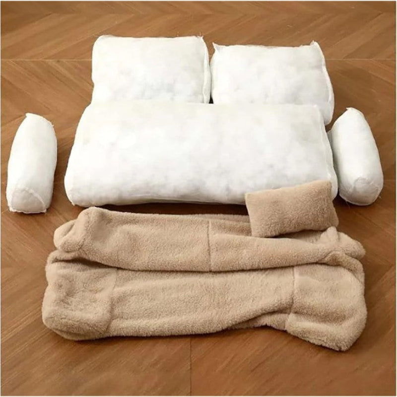 Luxury Warm Plush Bed for Cats Regal Retreat