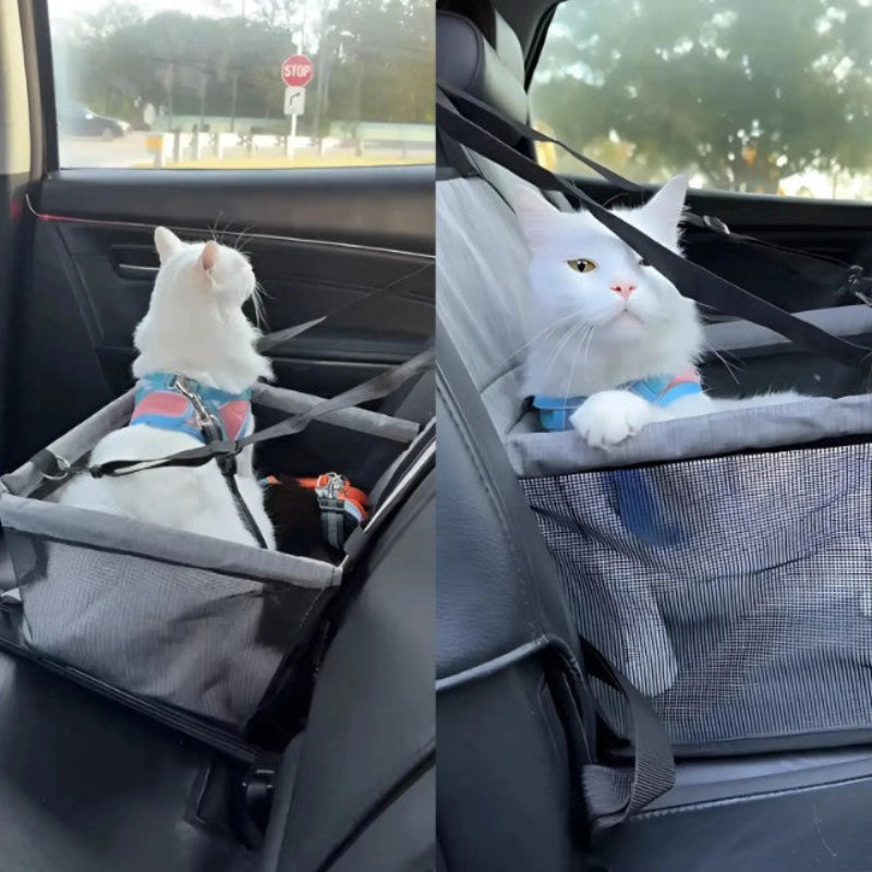 Waterproof Travel Car Seat Cover for Cats Style