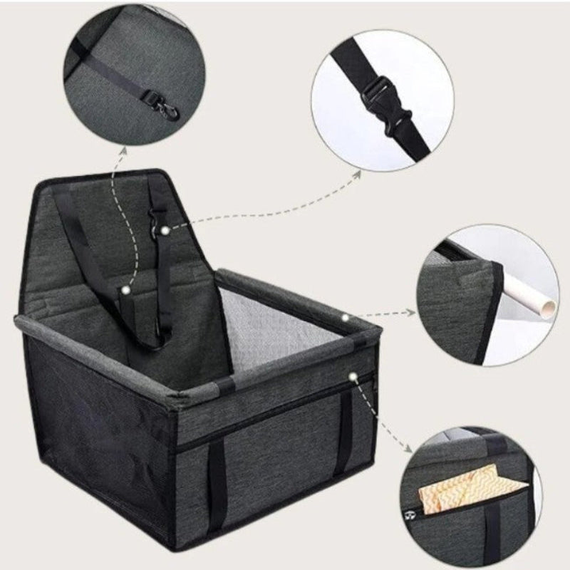 Waterproof Travel Car Seat Cover for Cats Style
