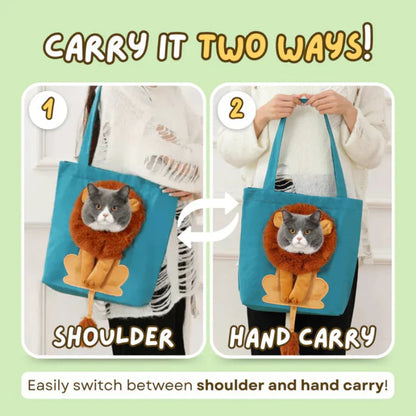 Cozy Stylish Mesh Carrier Bag for Cats Travel