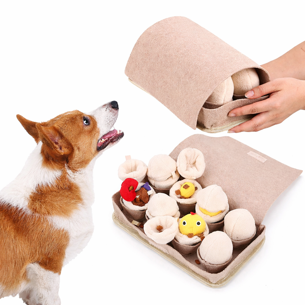 Interactive Plush Toy for Dogs Mental Stimulation Behavioral