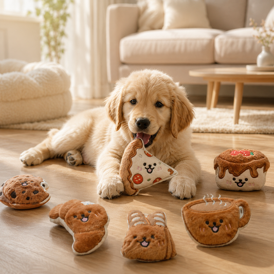 Plush Chew Toy for Dogs Soft Squeaky Toys