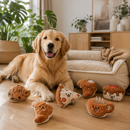 Plush Chew Toy for Dogs Soft Squeaky Toys