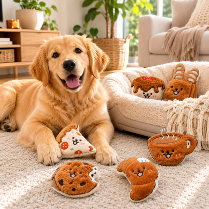 Plush Chew Toy for Dogs Soft Squeaky Toys