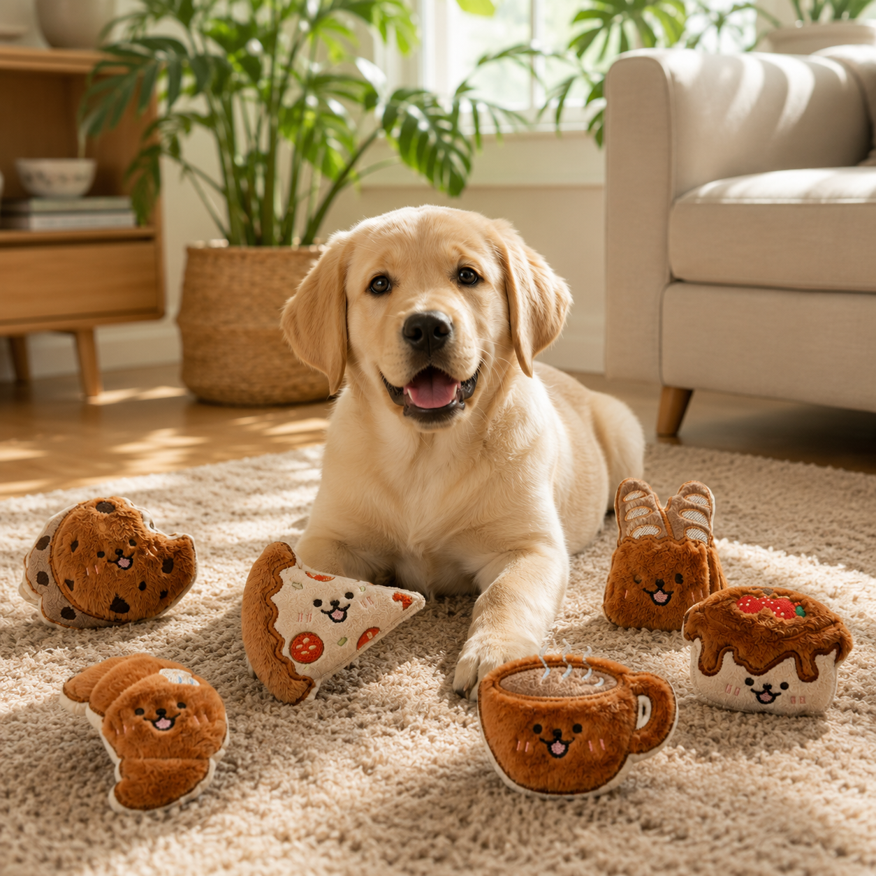 Plush Chew Toy for Dogs Soft Squeaky Toys