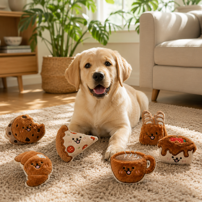Plush Chew Toy for Dogs Soft Squeaky Toys