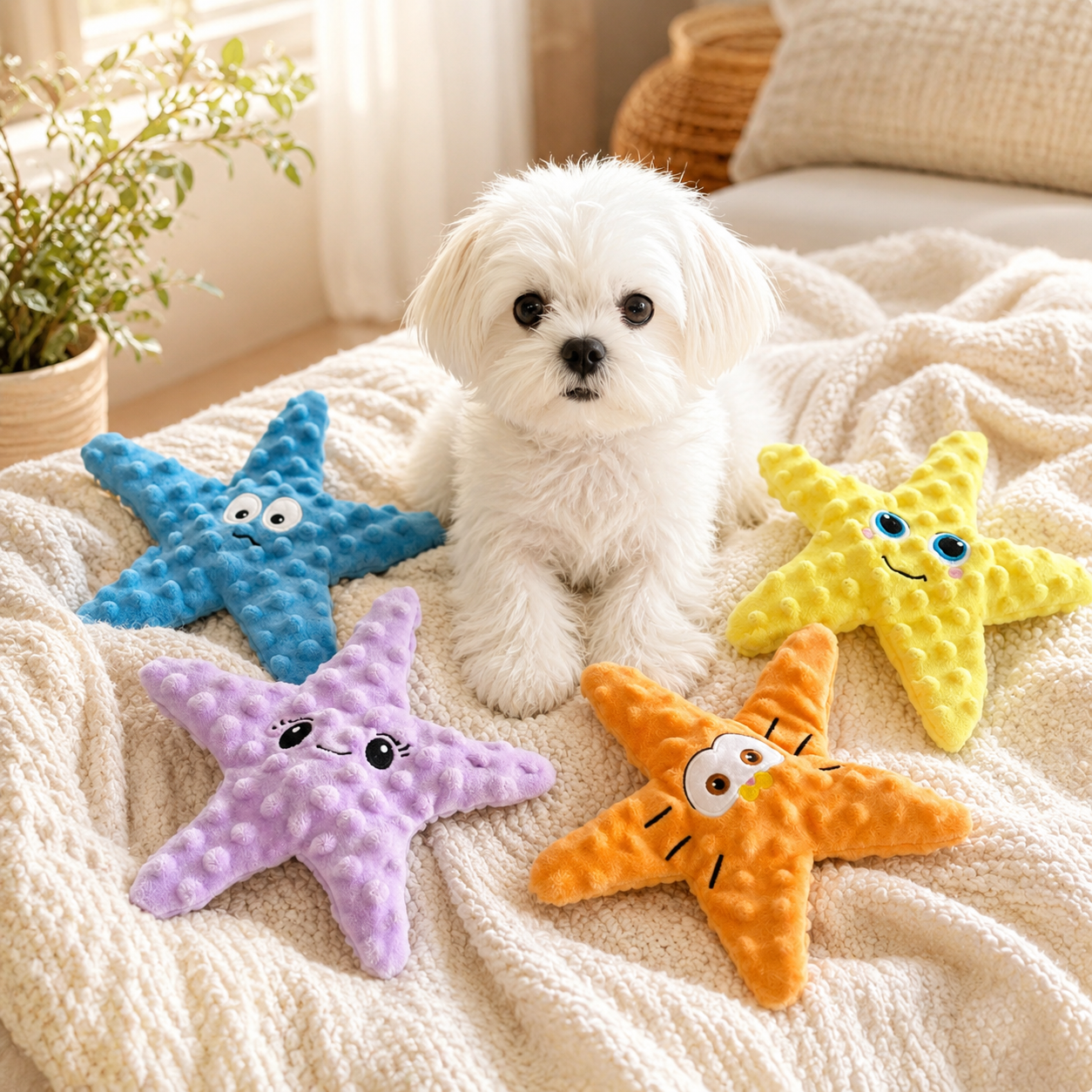 Plush Slow Feeder Bowl for Dogs Snack Time