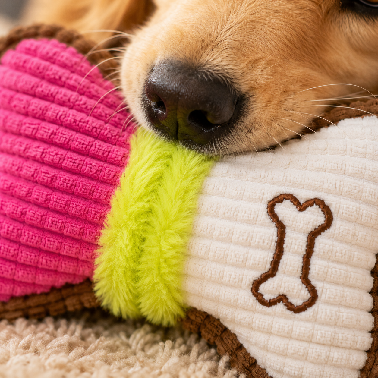 Plush Chew Toy for Dogs Entertained Interactive Play