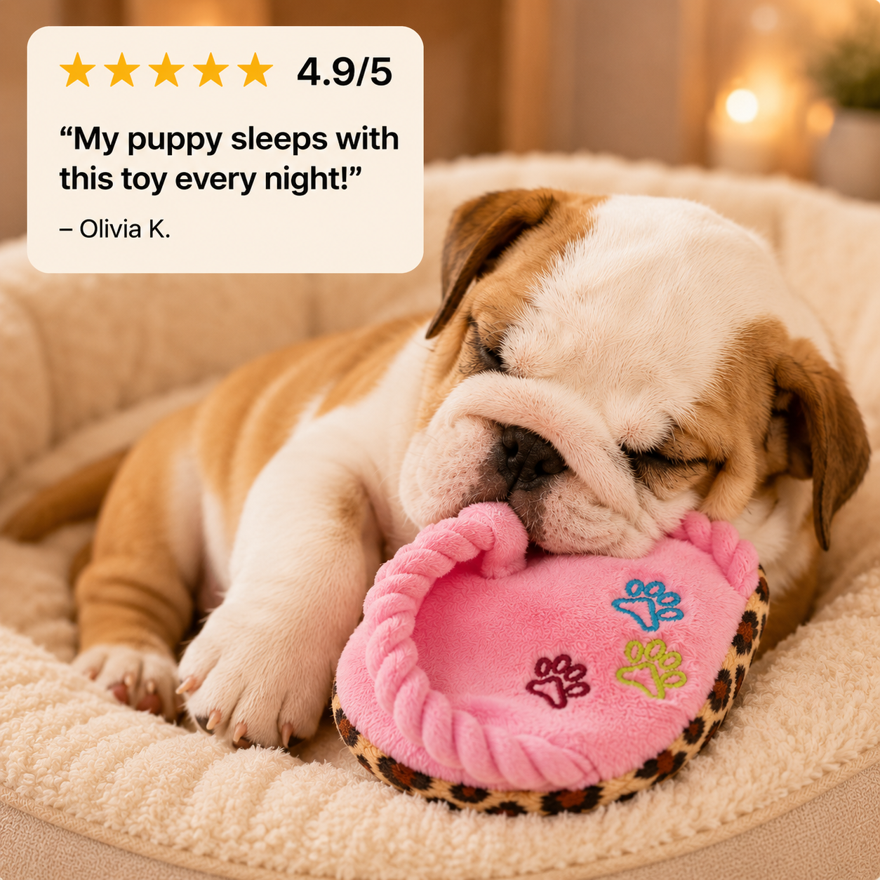 Plush Dental Care Tool for Dogs Cute Carry