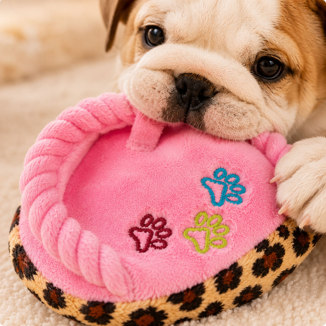 Plush Dental Care Tool for Dogs Cute Carry