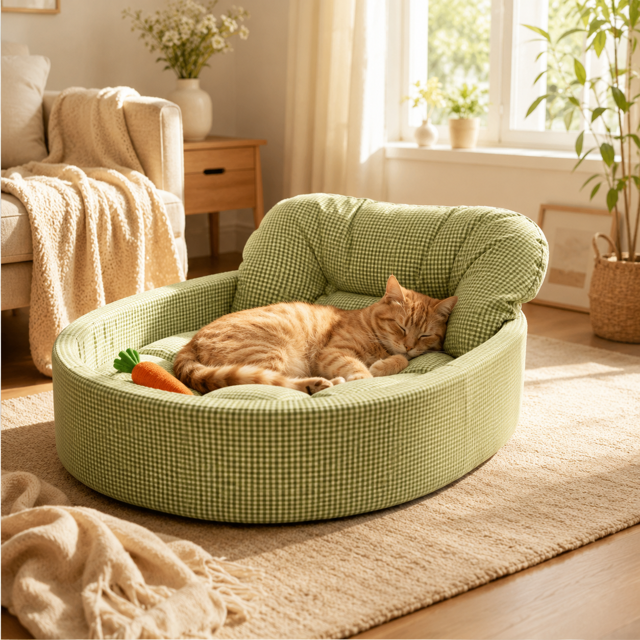 Cozy Plush Bed for Cats & Dogs Give Cosy