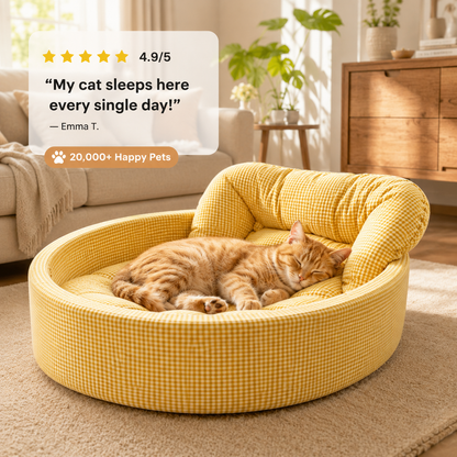 Cozy Plush Bed for Cats & Dogs Give Cosy