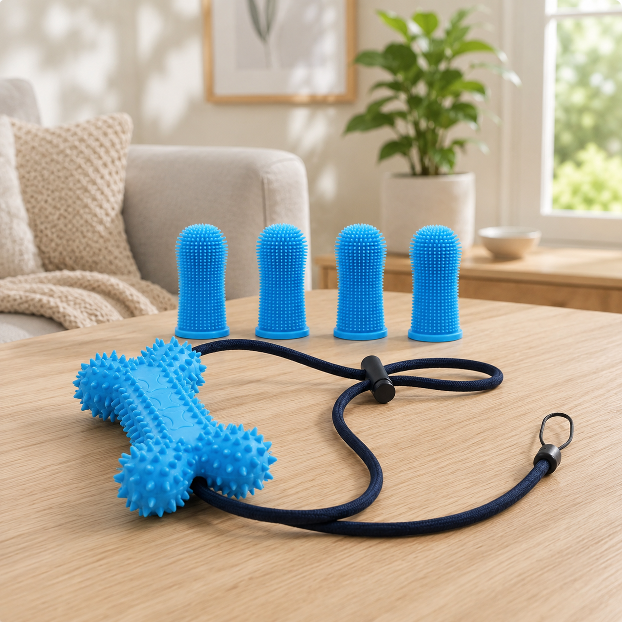 Silicone Massager for Dogs Teeth Cleaner Daily Play