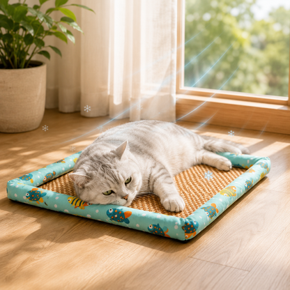 Cozy Bed for Cats & Dogs Help Cool