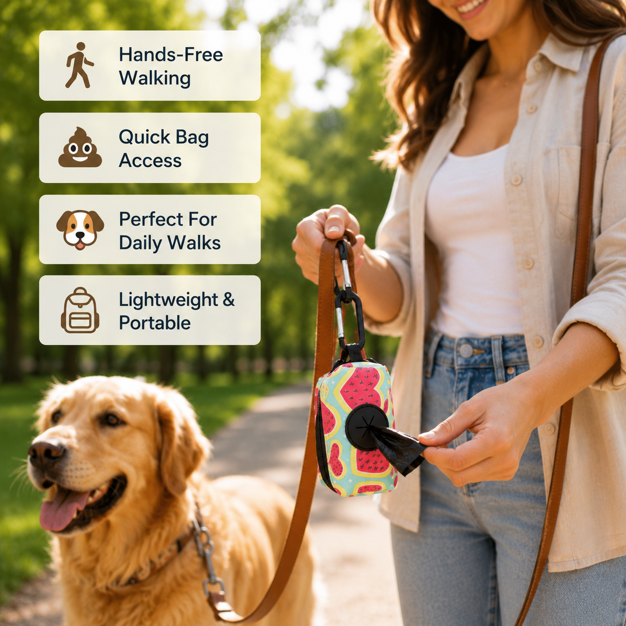 Carrier Bag for Dogs Walk Simpler More Convenient