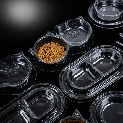 Slow Feeder Bowl for Cats & Dogs Feed