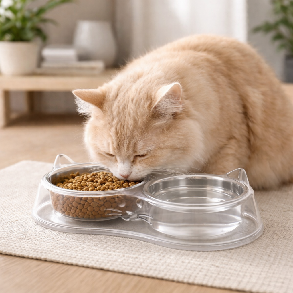 Slow Feeder Bowl for Cats & Dogs Feed