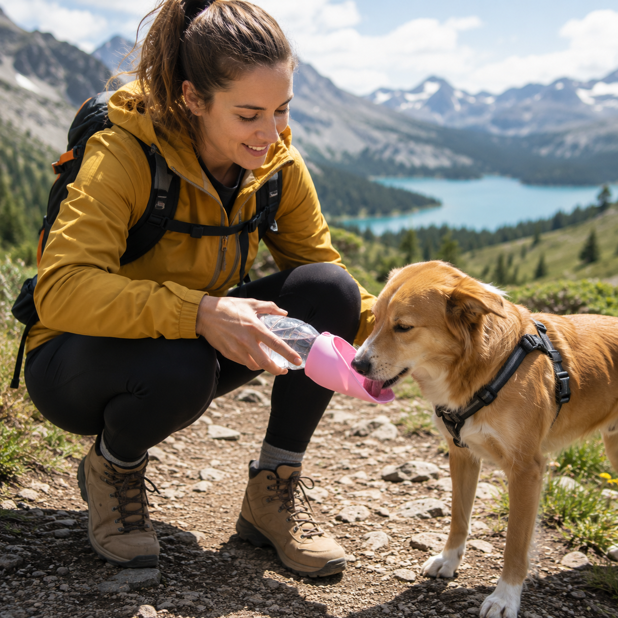Water Fountain for Cats & Dogs Hydrated Wherever