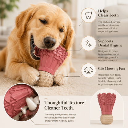 Rubber Chew Toy for Dogs Throw Tail Wagging
