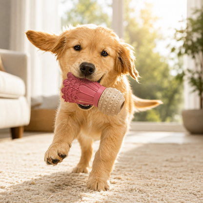 Rubber Chew Toy for Dogs Throw Tail Wagging