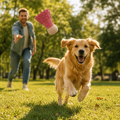Rubber Chew Toy for Dogs Throw Tail Wagging