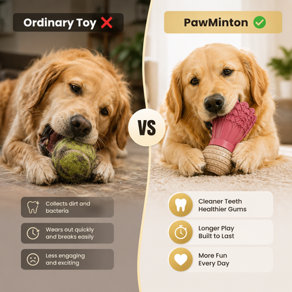 Rubber Chew Toy for Dogs Throw Tail Wagging