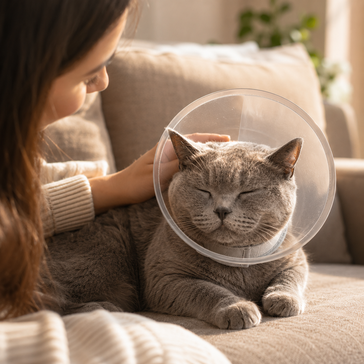Collar for Cats Support Safer More Recovery Premium