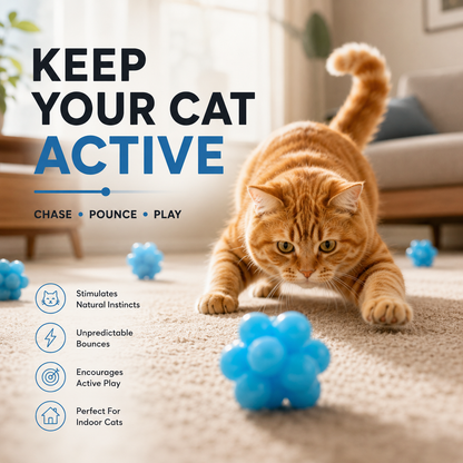 Interactive Ball Toy for Cats Bounce Exciting Chase