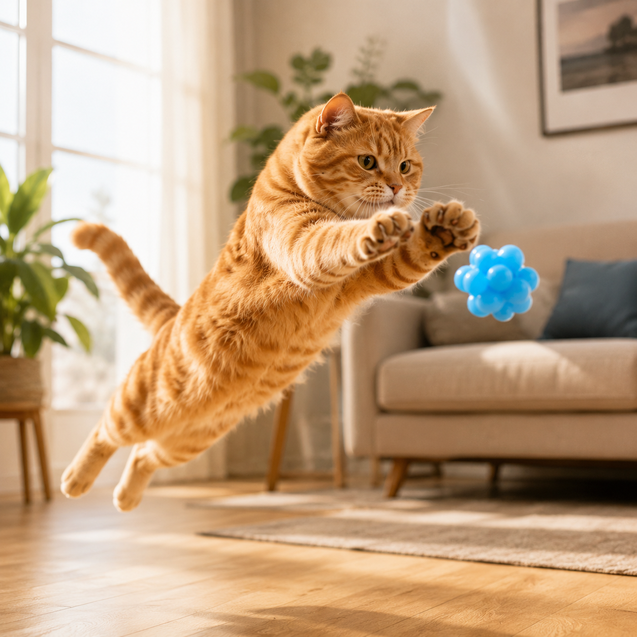 Interactive Ball Toy for Cats Bounce Exciting Chase