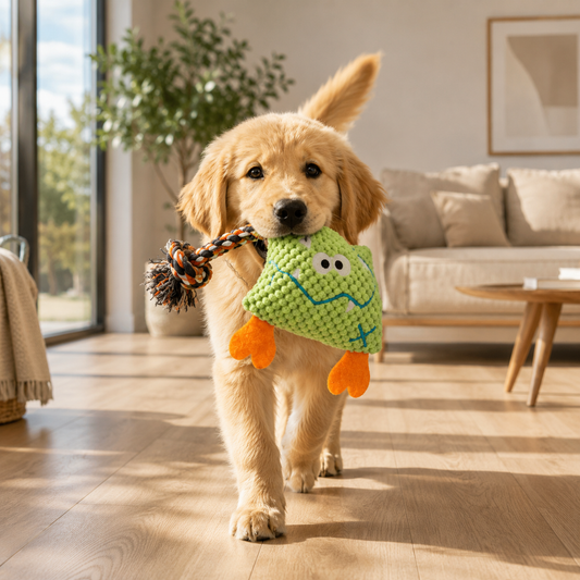 Plush Chew Toy for Dogs Soft Squeaky Premium
