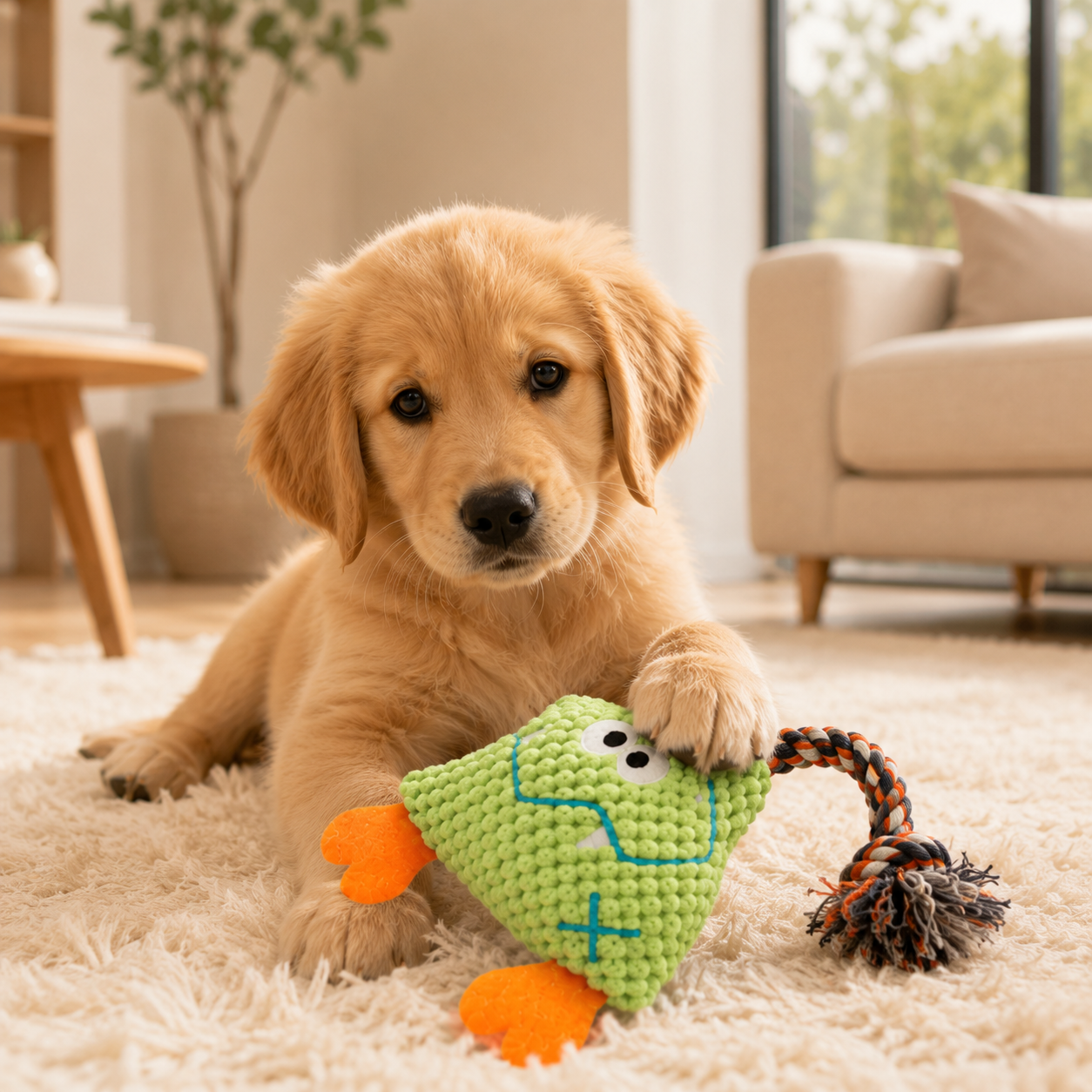 Plush Chew Toy for Dogs Soft Squeaky Premium