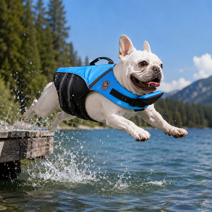 Life Jacket for Dogs Water Adventure Safe Stress