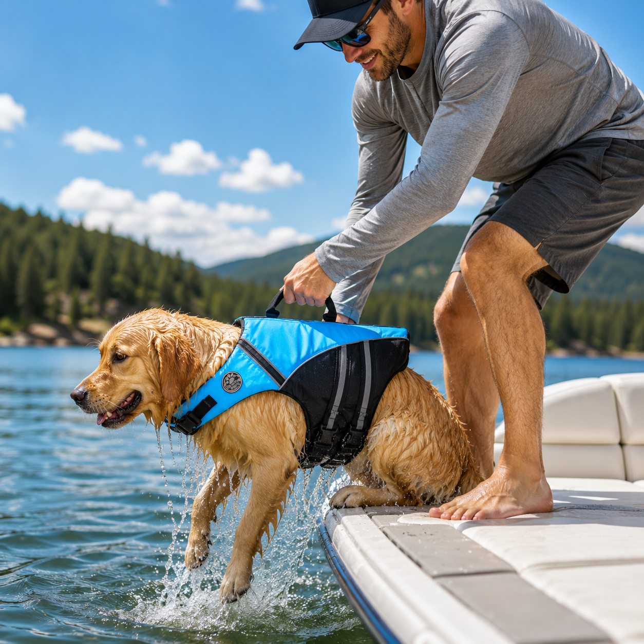 Life Jacket for Dogs Water Adventure Safe Stress