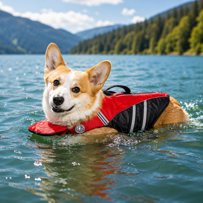 Life Jacket for Dogs Water Adventure Safe Stress