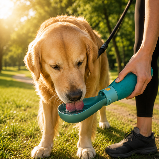 Water Fountain for Dogs Refreshed Wherever Hand Dispensing