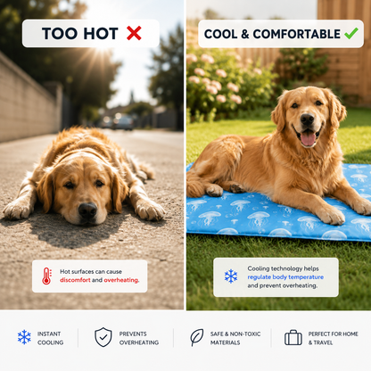 Cozy Bed for Cats & Dogs Help Cool Warm