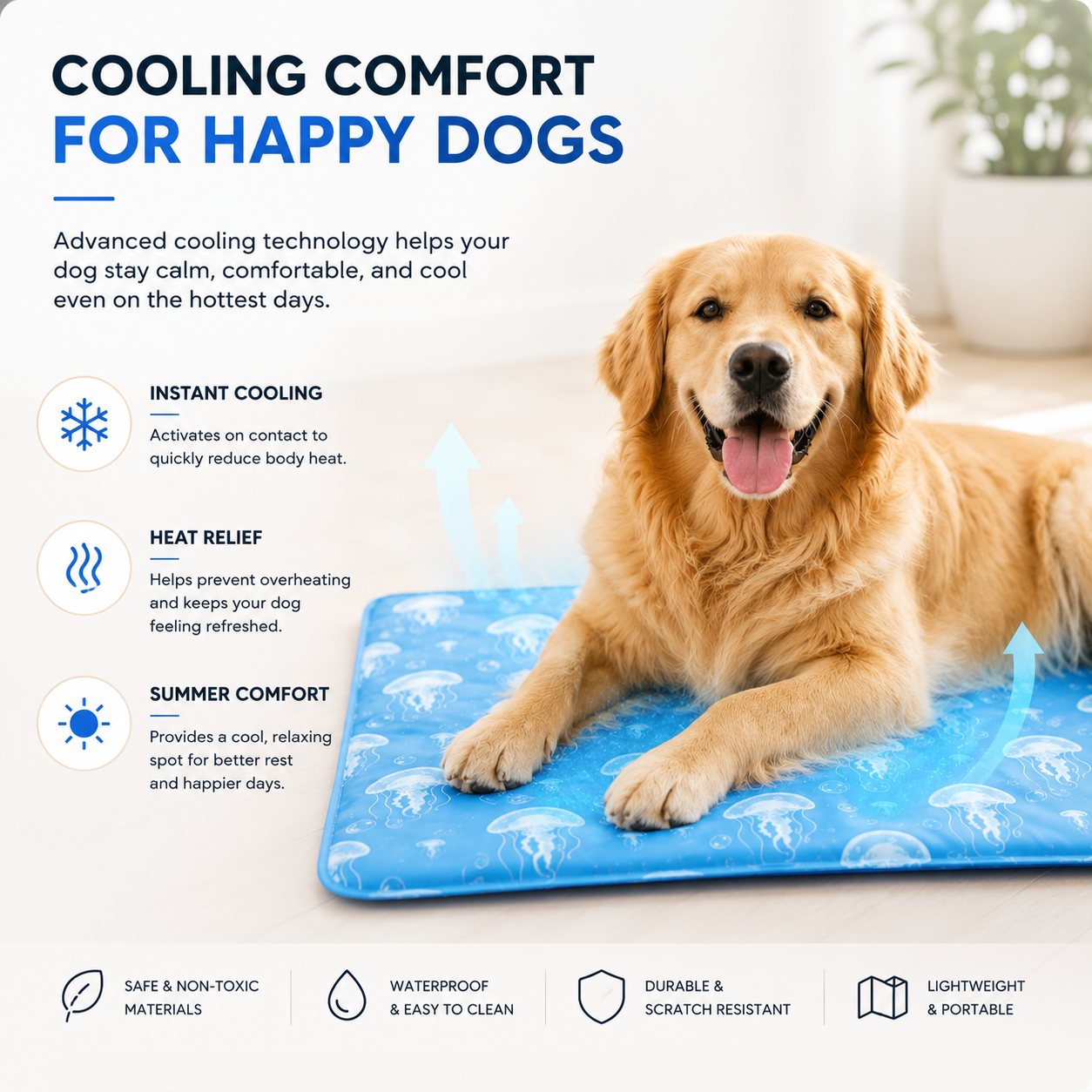 Cozy Bed for Cats & Dogs Help Cool Warm