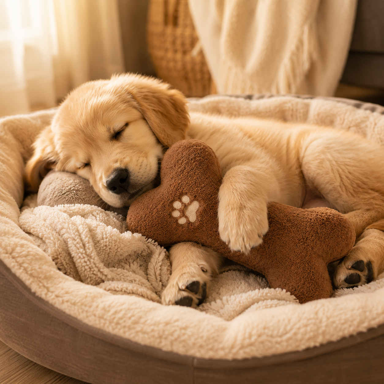 Plush Toy for Cats & Dogs Companion Relaxing