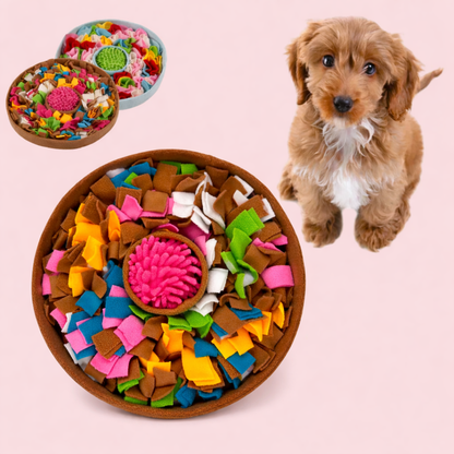 Slow Feeder Bowl for Dogs Mealtime Calming Brain