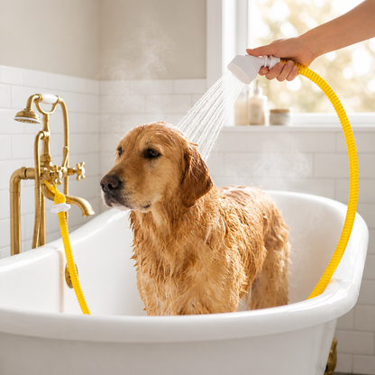 Bath Sprayer for Cats & Dogs Stress Time