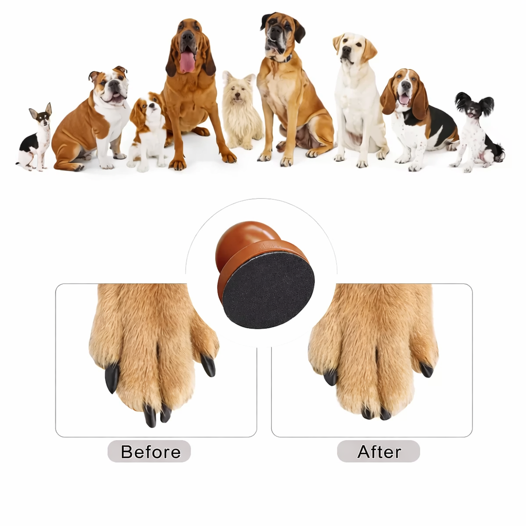 Wood Nail Grinder for Dogs Replace Grooming Anxiety
