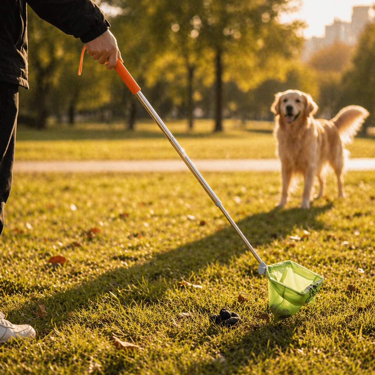 Litter Scoop for Cats & Dogs Clean Walks
