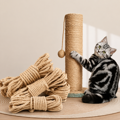 Sisal Scratching Post for Cats Protect Furniture Natural