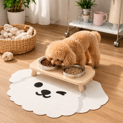 Cartoon Slow Feeder Bowl for Cats & Dogs