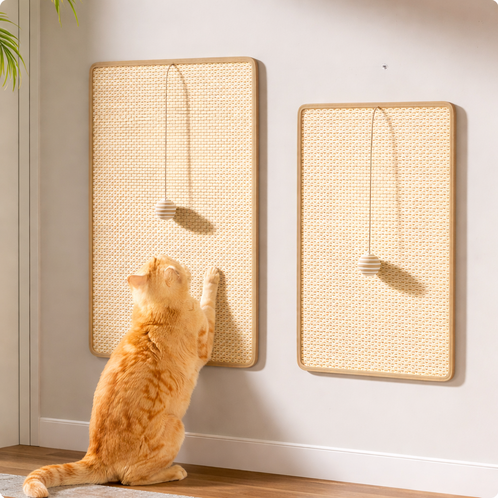 Wall Scratching Post for Cats Protect Furniture While