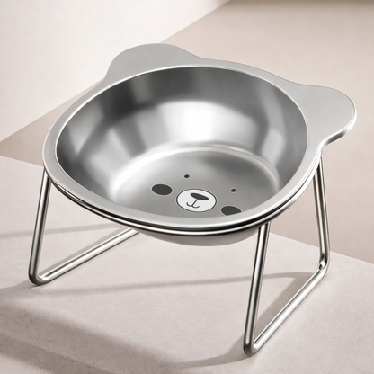 Slow Stainless Steel Feeder Bowl for Dogs Meal