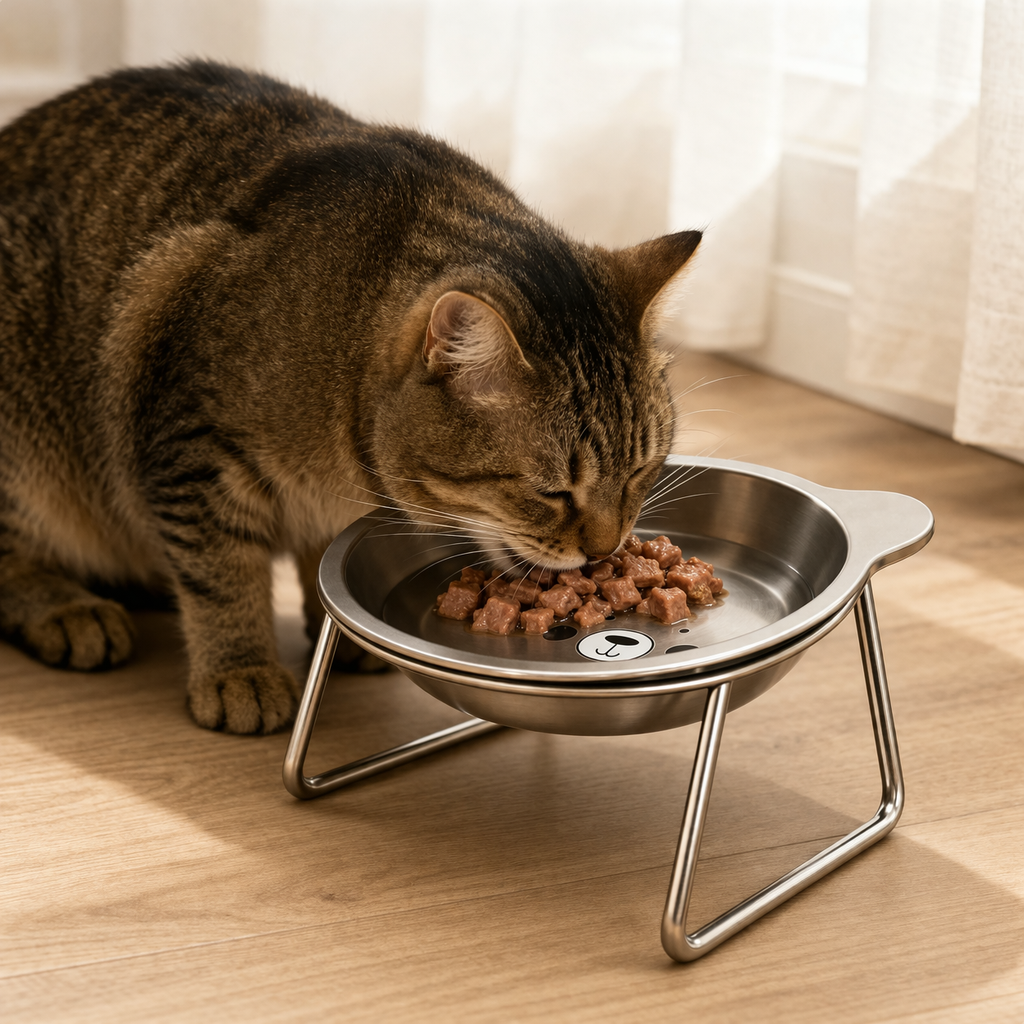 Slow Stainless Steel Feeder Bowl for Dogs Meal