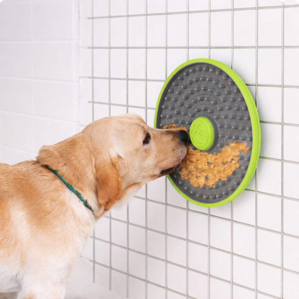 Wall Slow Feeder Lick Mat for Dogs Calm