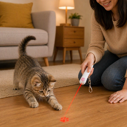 Automatic Laser Pointer Toy for Cats Play Everyday